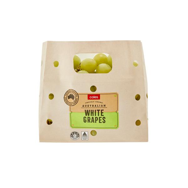 Yoles White Seedless Grapes Loose | approx 800g